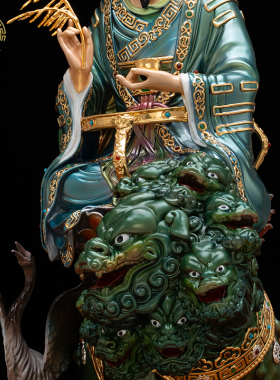 太乙救苦天尊神像中式客厅摆件
