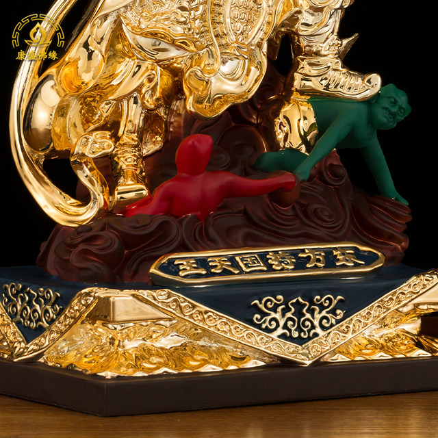 The Four Heavenly Kings Vajra Protectors of Bohui Pure Bronze Temple