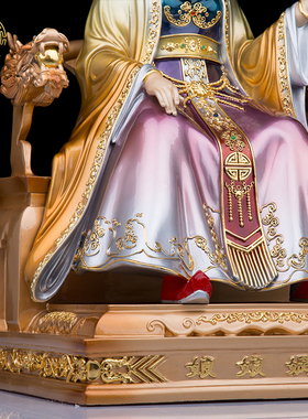 纯铜女娲娘娘神像客厅家用复古