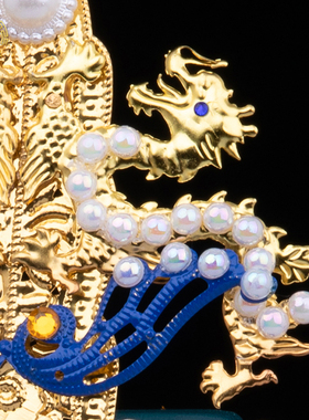 泰山奶奶仙家凤冠手工帽冠中式