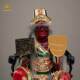 Qi Ye and Ba Ye statues in living room arts and crafts resin Chinese style