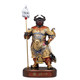 Bull-headed and horse-faced god statue resin gilded home decoration