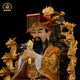 Jade Emperor and Queen Mother Statue Living Room Taiwan Pure Copper Ornaments