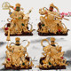 Pure copper four heavenly kings Buddha statues and four vajra ornaments