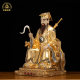 Puhui Pure Bronze Living Room Lu Dongbin Statue Lu Zu Buddha Statue