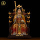 Jade Emperor and Queen Mother Statue Living Room Taiwan Pure Copper Ornaments