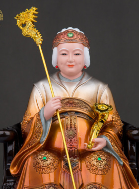 土地公土地婆神像中式福德正神像