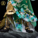Guan Gong Statue White Marble Lucky Chinese Shop Decoration