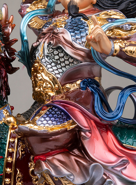 九天应元雷声普化天尊像家居摆件