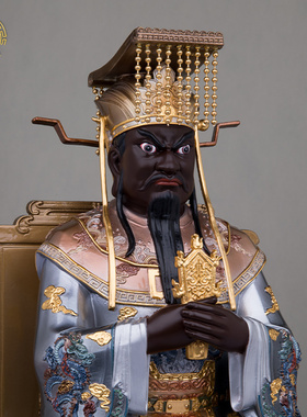 精工铜阎王爷中式寺庙阎罗王神像