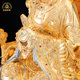 Chinese style gilt bronze Mazu goddess statue for home use