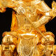 Gilt brass Binglinggong statue home worship ornaments