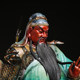 The green robe of the holy king of Guandi, the beard of Guan Gong, the statue of Guan Gong, high temperature and heat coloring, the God of Wealth, the bronze statue, the statue of the God of Wealth, attracts wealth and is worshiped in the living room.