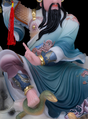 汉白玉真武大帝家用玄天上帝神像