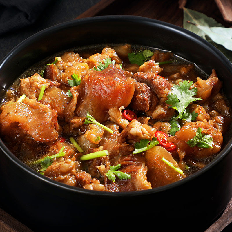 老诚一锅筋头巴脑火锅1200g加热即食速食牛肉牛筋熟食火锅2.4斤