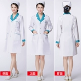 Белый халат, летняя тонкая униформа медсестры для работы, короткий рукав, для салонов красоты