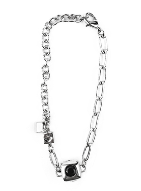 sdeer时尚酷感几何吊坠手链