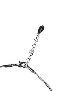 s.deer不规则立体吊坠双层项链