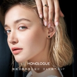 Монологический монолог 18K золотой бриллиант халцедоний кольцо ринг сердца MV376 подарок