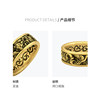 MONOLOGUE Monologue British Museum Cornflower Black Gold Ring MR1397 as a birthday gift