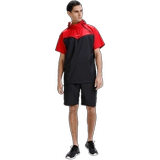 Летняя форма для тренировок для спортзала, спортивный костюм, комплект, короткий рукав