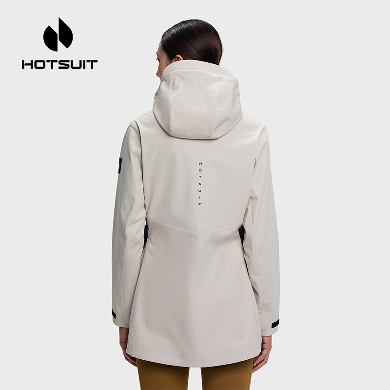 hotsuit后秀运动风衣女士2025春季新款防风拉链户外跑步休闲外套
