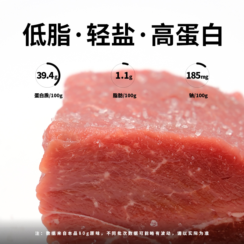 【10包纯牛肉】蒙时代即食低脂牛肉牛腱子健身零食非减脂代餐轻食-图0