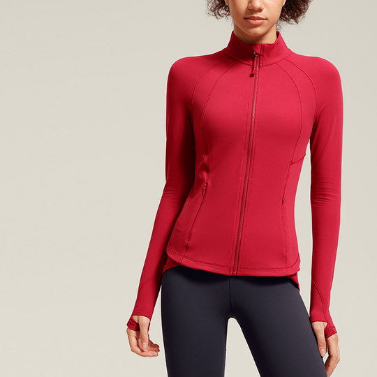 VfU运动外套女长袖健身服冬季上衣专业晨跑瑜伽服跑步服显瘦无帽N