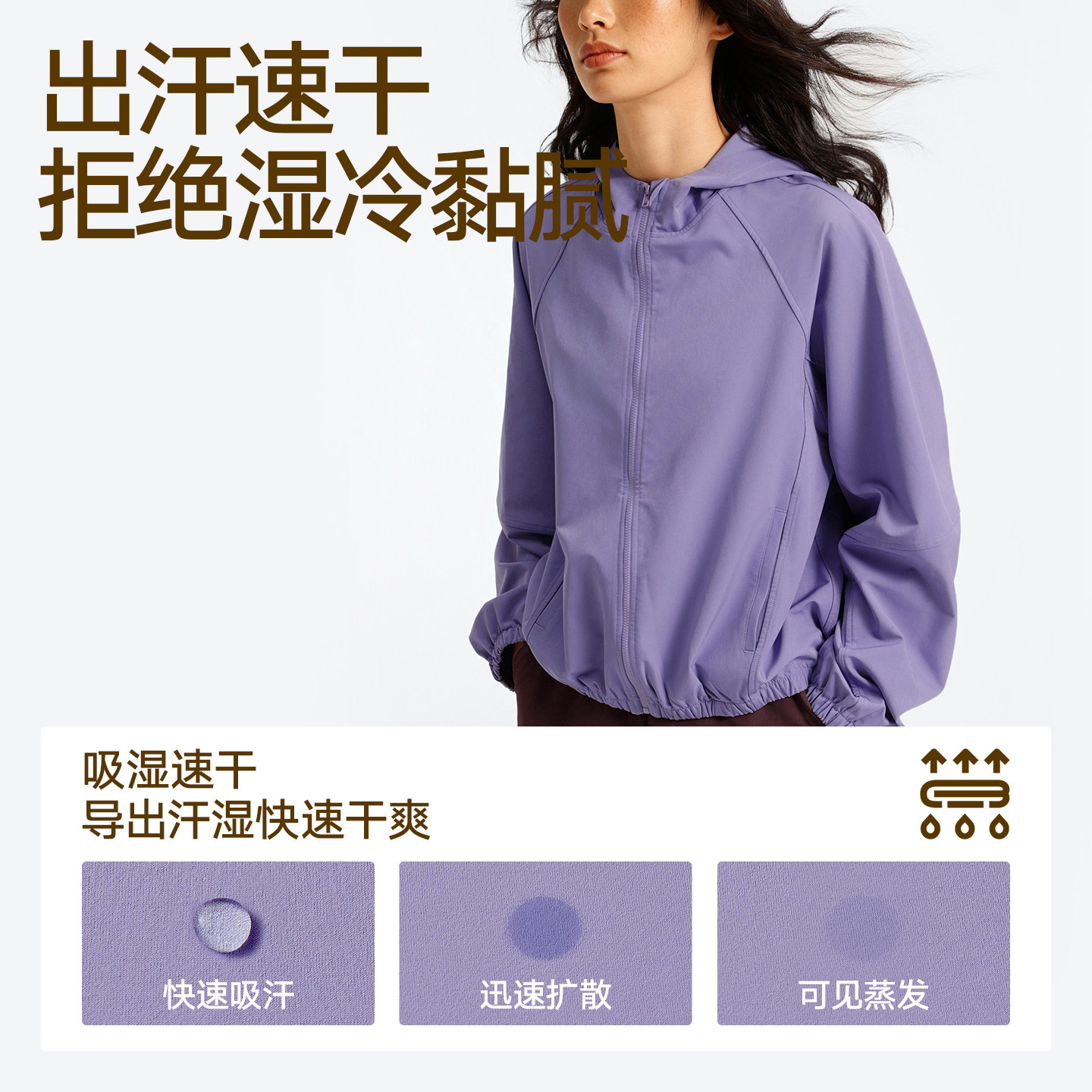 VfU 工装连帽外套女速干防风运动服拉链户外宽松休闲夹克上衣秋冬,淘宝优惠券,粉丝福利购,淘宝优惠卷