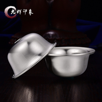 Tibetan transmission Mizon 999 pure silver water supply cup 7 for cup water purification cup water supply bowl water purification bowl for the Buddha