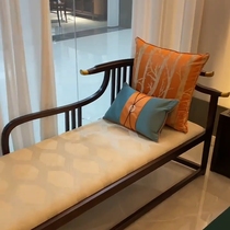 New Chinese courtesina chair Ukinwood Beauty tatami room Villa Living Room Light Luxurious Wind Sofa Bed Solid Wood Princess deckchair