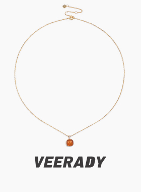 琥珀S925纯银女款简约复古小众