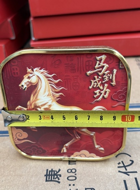 马到成功客厅摆件2026新款吉祥玄关卧室商铺收银台金色骏马摆台