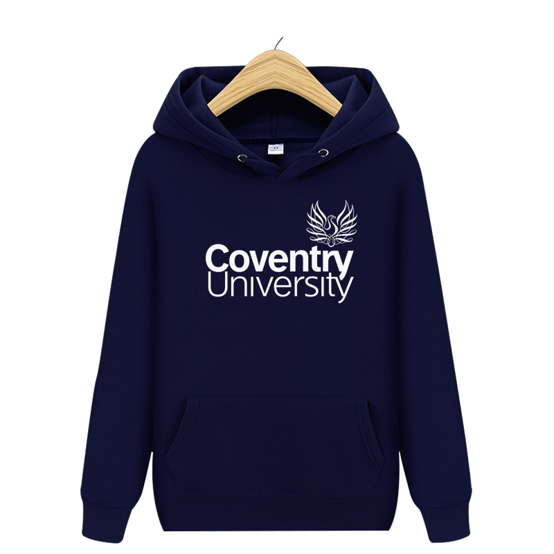 Coventry University英国考文垂大学卫衣男连帽套头冬季加绒外套 - 图0