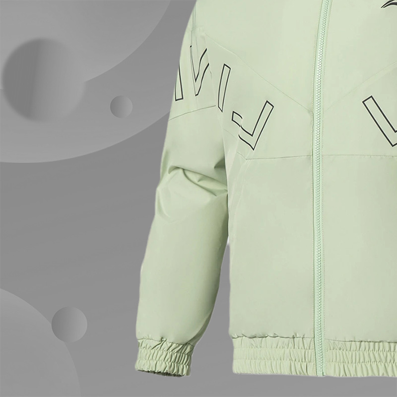 李宁外套男22春季新款健身系列连帽衫时尚休闲风衣 AFDS007-7 - 图2