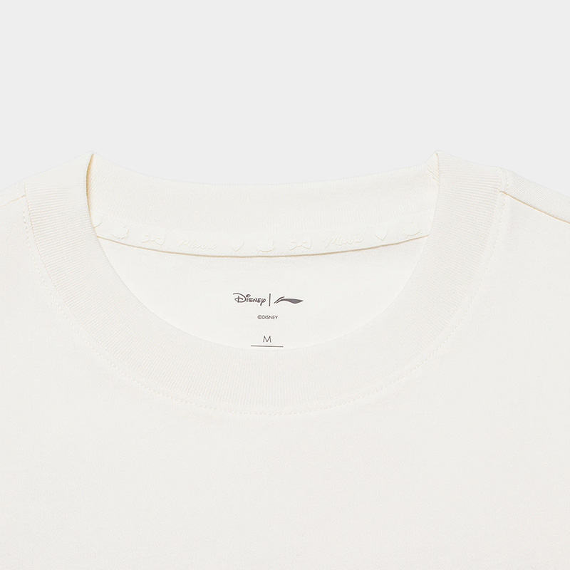 Lining/李宁正品玛丽猫联名系列女子宽松短袖T恤AHST614 - 图1