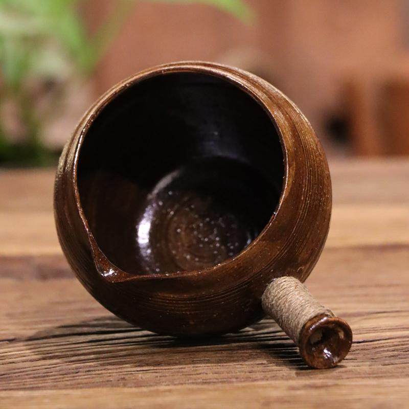慕古老罐侧把公道杯传统老式复古纯手工柴烧粗陶茶海分茶器茶配件,淘宝优惠券,粉丝福利购,淘宝优惠卷