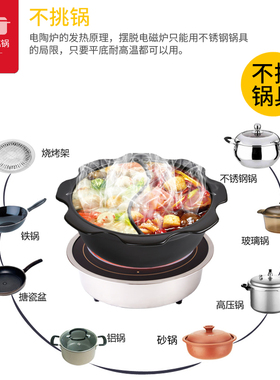猛火加热面积大安全环保台嵌两用