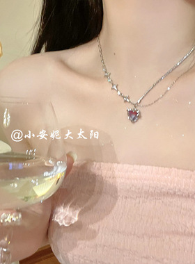 韩国新款ins风珍珠项链女百搭感颈链轻奢小众蝴蝶锁骨链批发