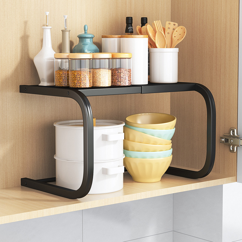 打印机置物架桌面小型双层复印机架子多功能办公室桌上整理收纳架 - 图2