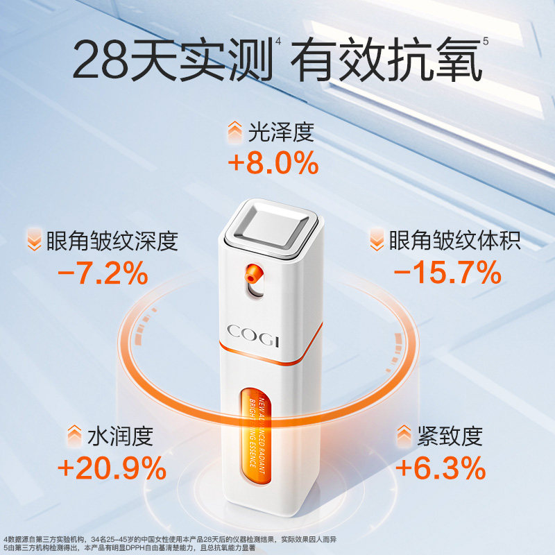 高姿虾青素抗氧化官方旗舰店精华液 cogi高姿兰槿原液态精华