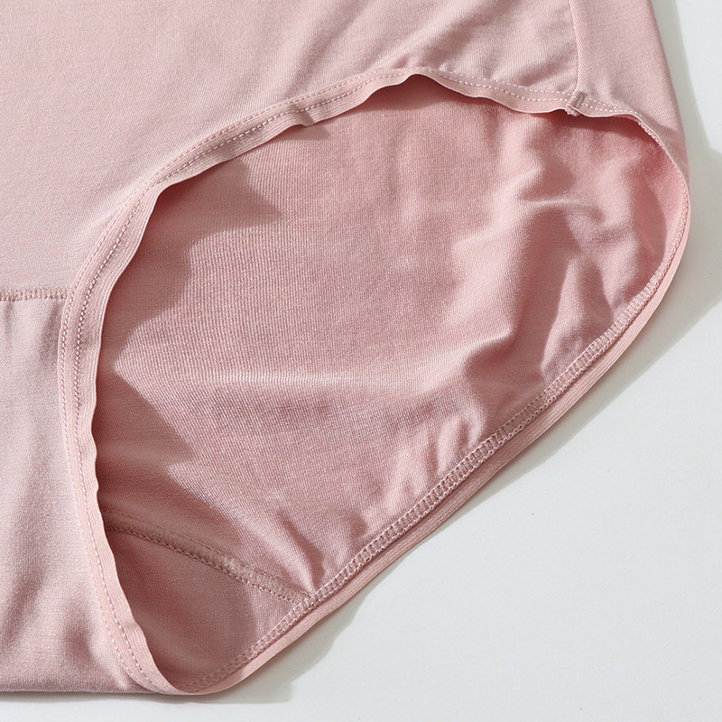 内裤女莫代尔无痕透气高腰收腹简约胖mm大码包臀日系女士三角短裤,淘宝优惠券,粉丝福利购,淘宝优惠卷