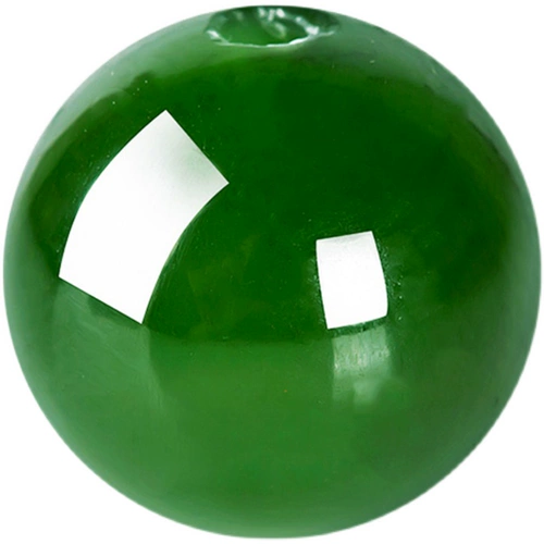 Натуральное украшение-шарик из белого нефрита, бусины, аксессуар, яшма