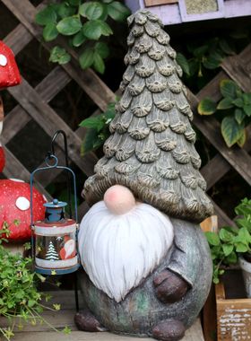 地精摆件小矮人工艺品户外民宿