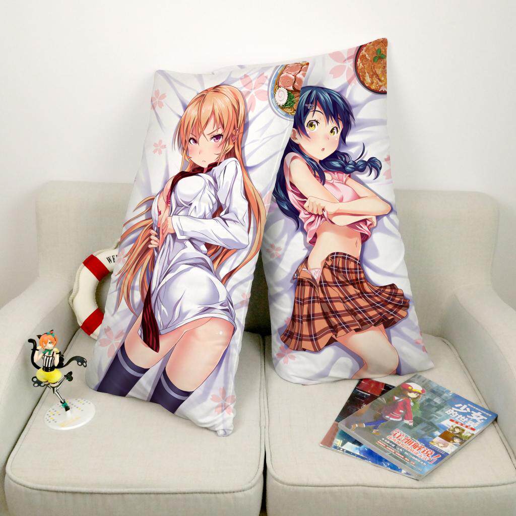 食戟之灵 薙切绘里奈 田所惠 等身半身抱枕周边 枕套 枕芯 2way