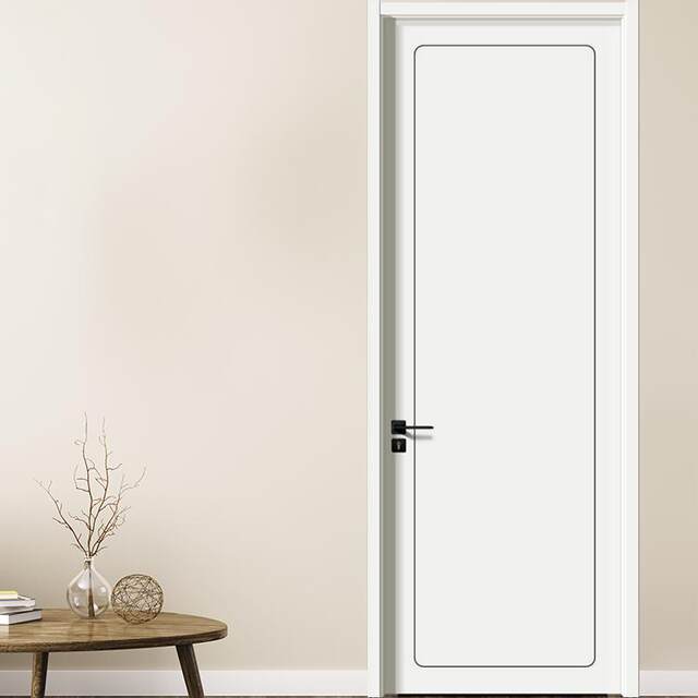 Paint-free, noise-reducing, moisture-proof, environmentally friendly wooden door/glass door