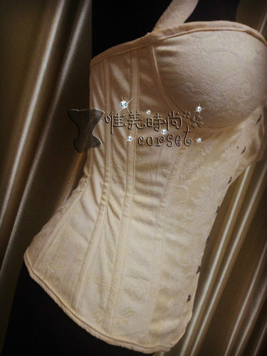 新款小胸也可以穿的哥特式宫廷束身衣收腹马甲corset钢骨女塑身衣 - 图2