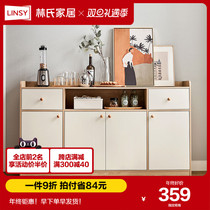 Lins modern minimalist kitchen containing cabinet dining side cupboard lockers Tea water cabinet Living room shelkers Home