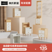 Lins Home Modern Brief About Narrow Bed Head Cabinet Small Home Bedside Cabinet Mini Cupboards Bedroom Containing Cabinet Furniture