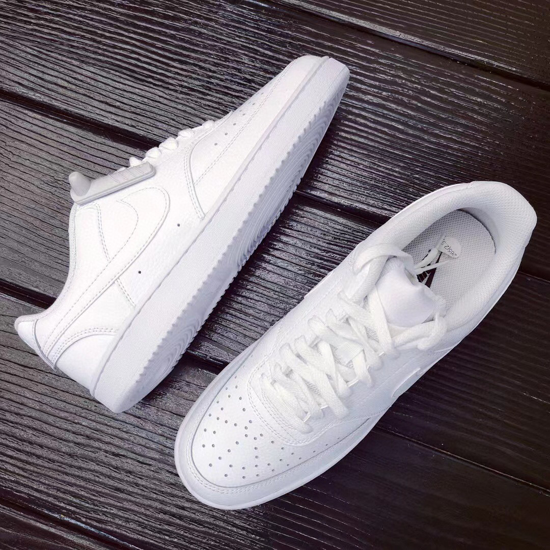 Nike 耐克Court Vision简版空军AF1男子经典休闲板鞋 CD5463-101 - 图2